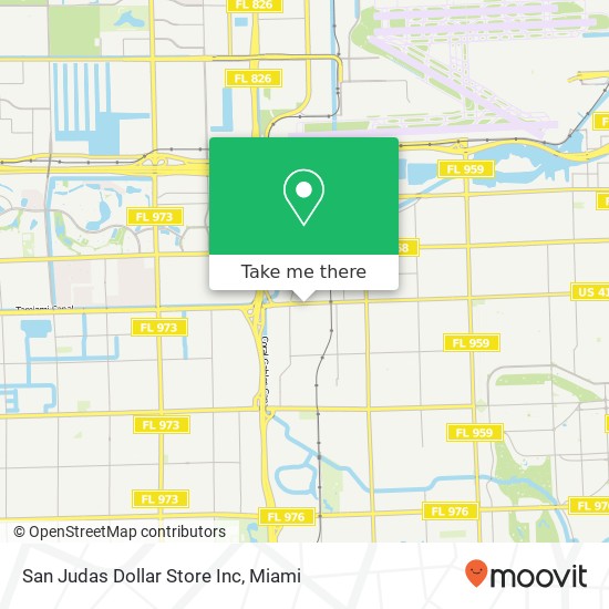 San Judas Dollar Store Inc map