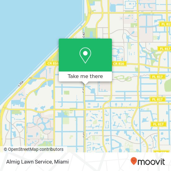 Mapa de Almig Lawn Service