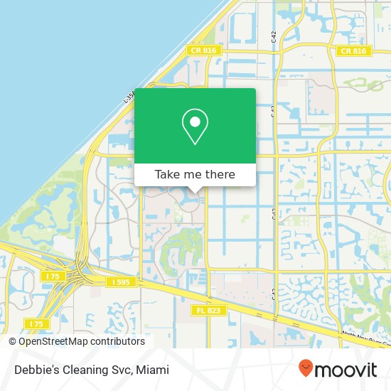 Debbie's Cleaning Svc map