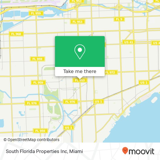Mapa de South Florida Properties Inc