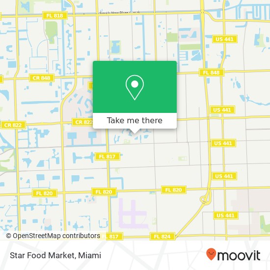 Star Food Market map