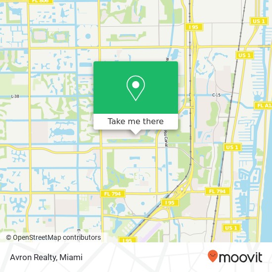 Avron Realty map