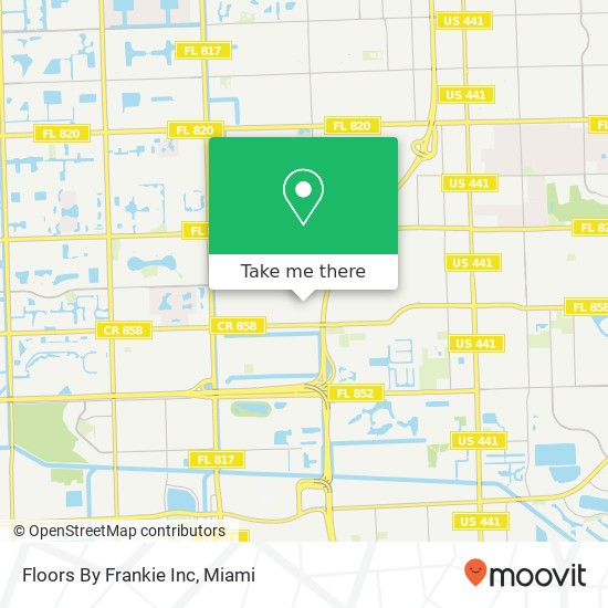 Floors By Frankie Inc map