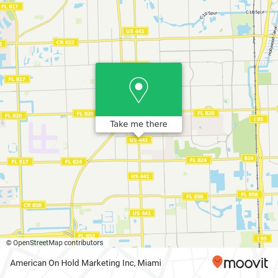 Mapa de American On Hold Marketing Inc