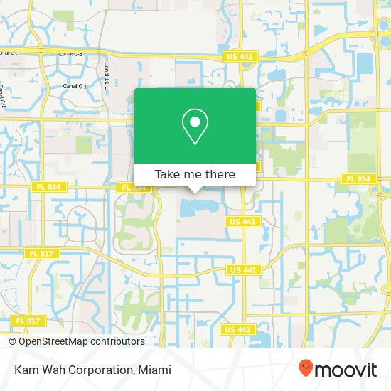 Kam Wah Corporation map