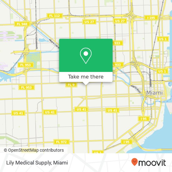 Lily Medical Supply map