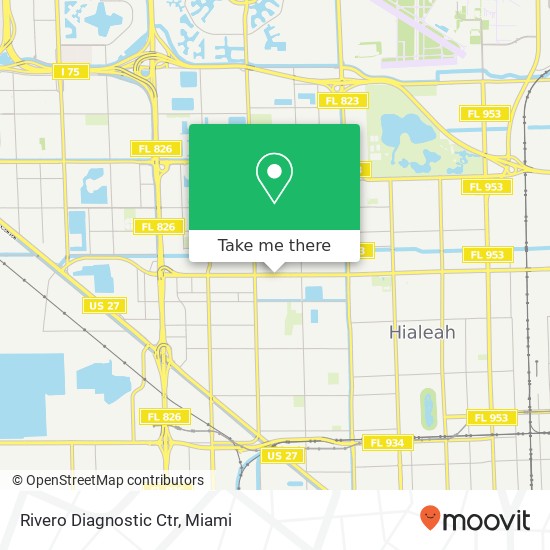 Rivero Diagnostic Ctr map