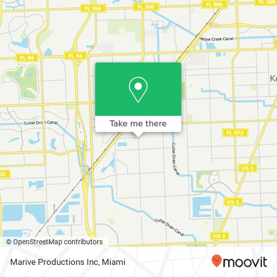 Marive Productions Inc map