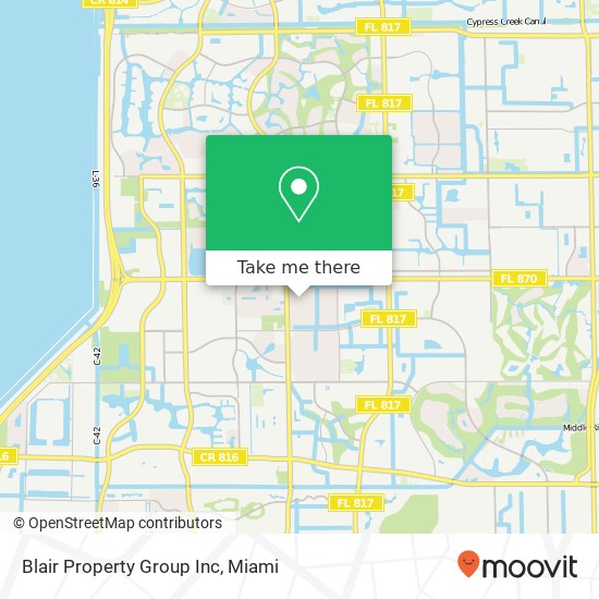 Mapa de Blair Property Group Inc