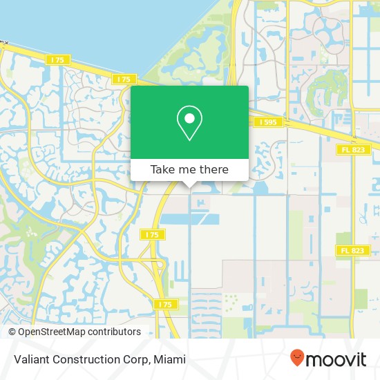 Valiant Construction Corp map