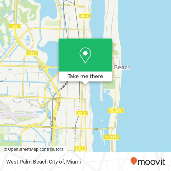 Mapa de West Palm Beach City of
