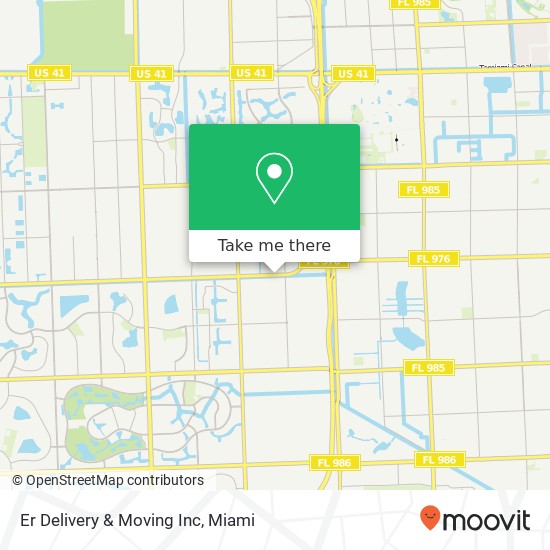 Er Delivery & Moving Inc map