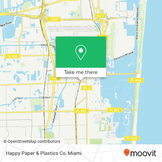 Mapa de Happy Paper & Plastics Co