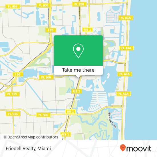 Friedell Realty map