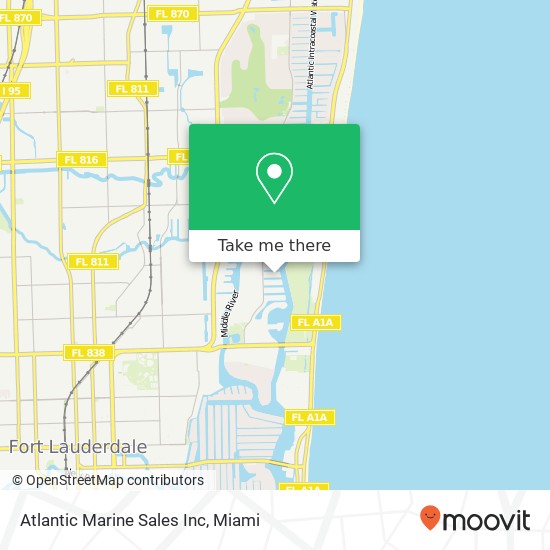 Mapa de Atlantic Marine Sales Inc