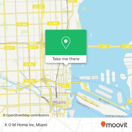 K O M Home Inc map