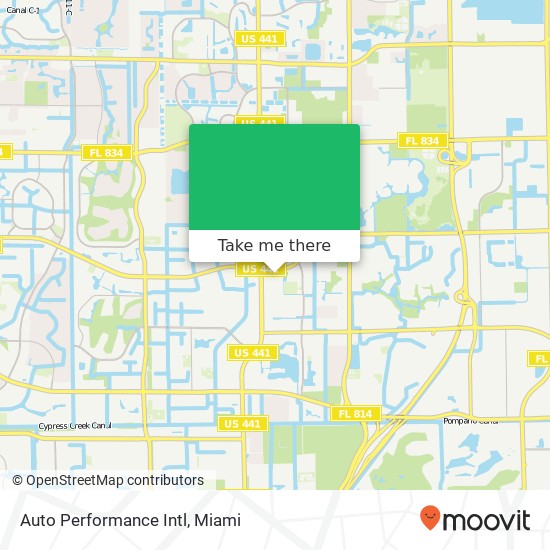 Auto Performance Intl map