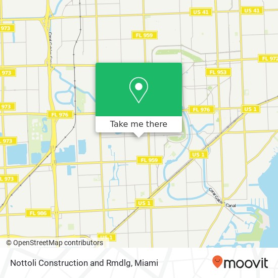 Nottoli Construction and Rmdlg map