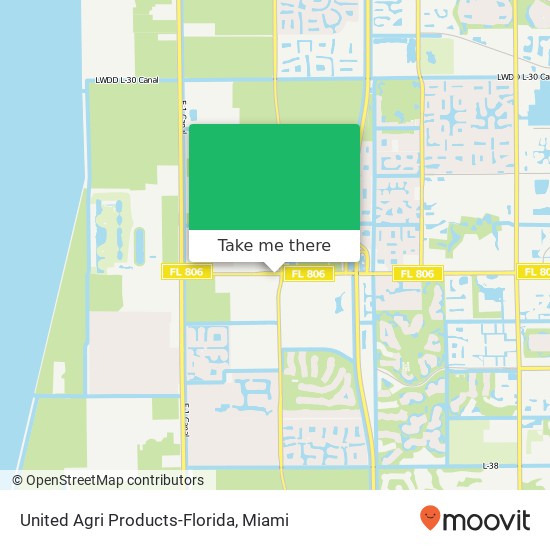 United Agri Products-Florida map