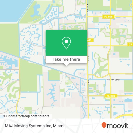 Mapa de MAJ Moving Systems Inc