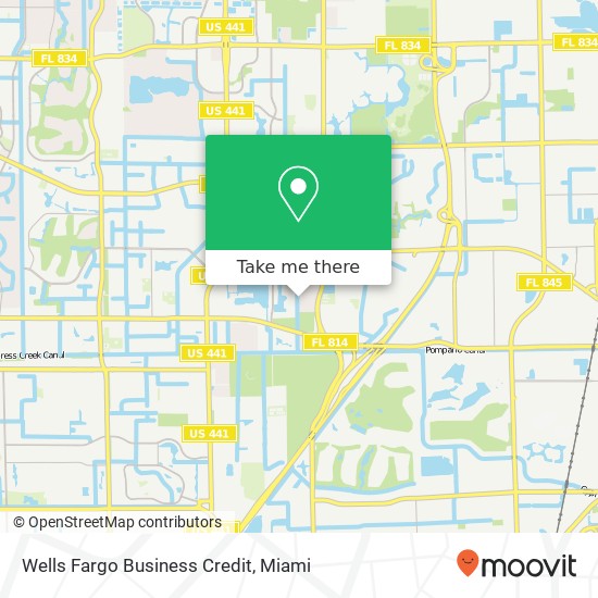 Wells Fargo Business Credit map