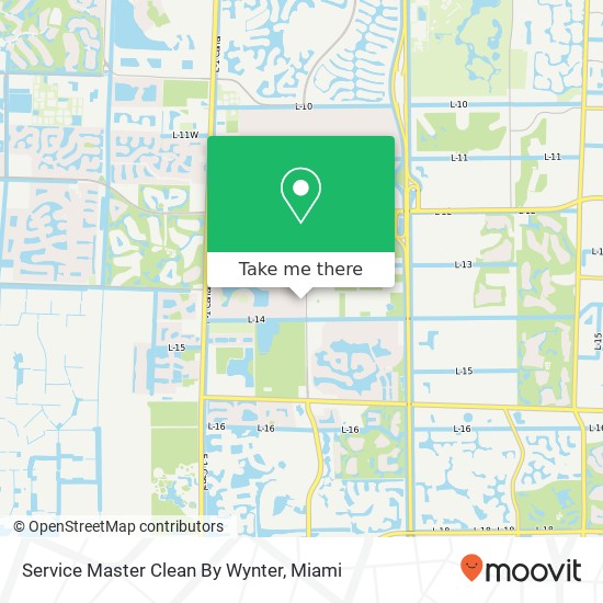 Mapa de Service Master Clean By Wynter
