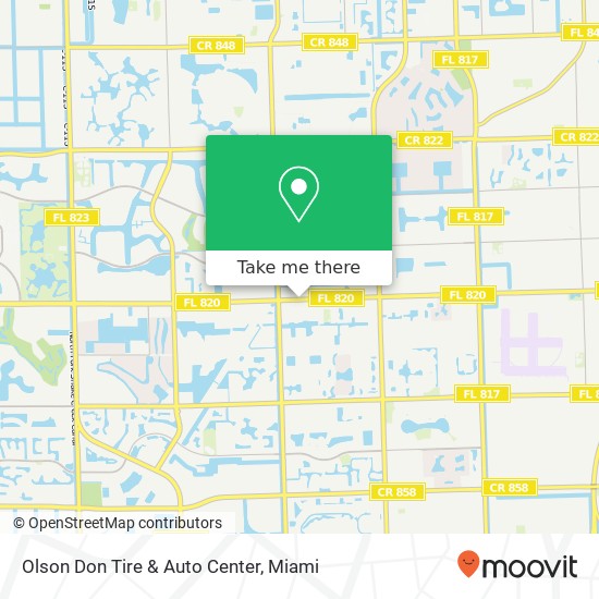 Mapa de Olson Don Tire & Auto Center