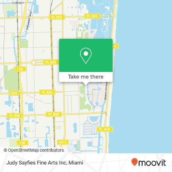 Mapa de Judy Sayfies Fine Arts Inc
