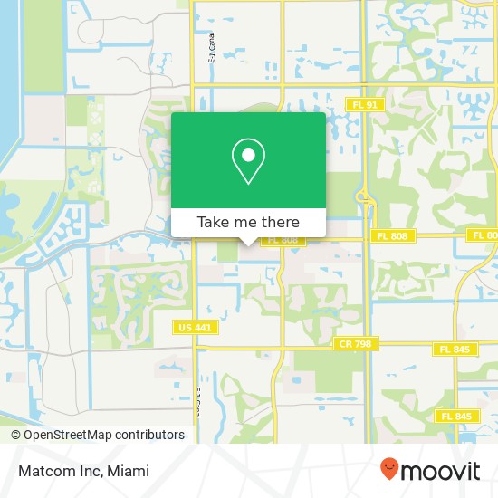 Mapa de Matcom Inc