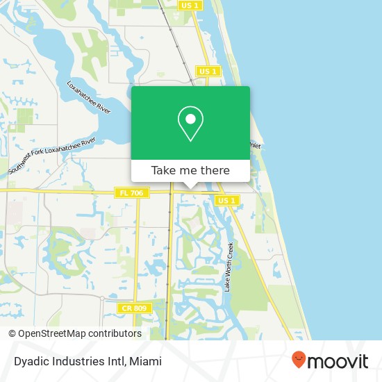 Dyadic Industries Intl map