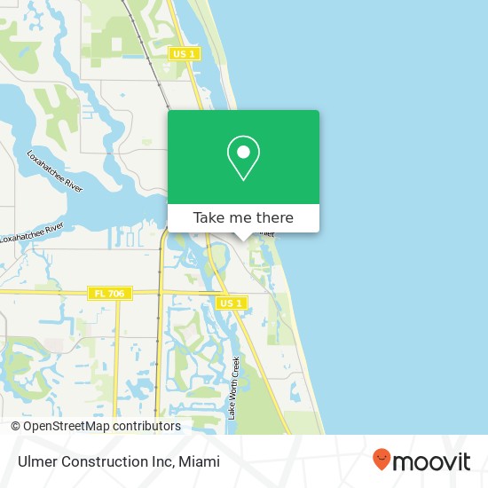 Ulmer Construction Inc map