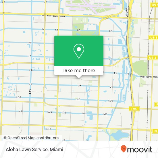 Aloha Lawn Service map