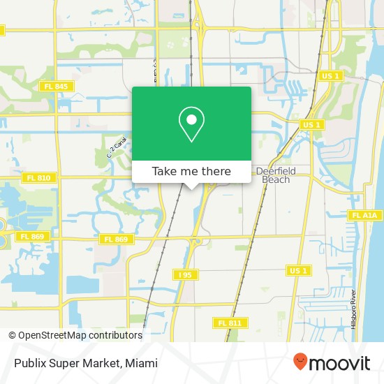 Publix Super Market map