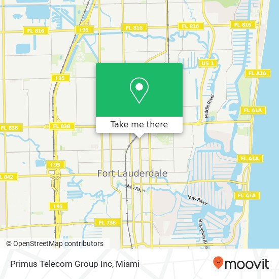 Primus Telecom Group Inc map