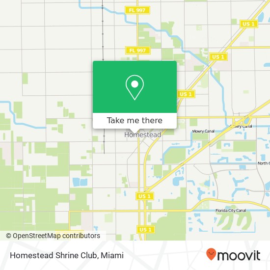 Mapa de Homestead Shrine Club