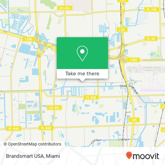 Mapa de Brandsmart USA