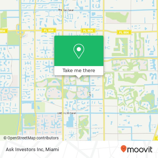 Ask Investors Inc map