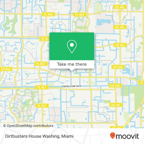 Dirtbusters House Washing map