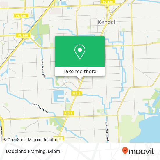 Dadeland Framing map