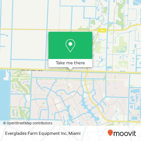 Mapa de Everglades Farm Equipment Inc