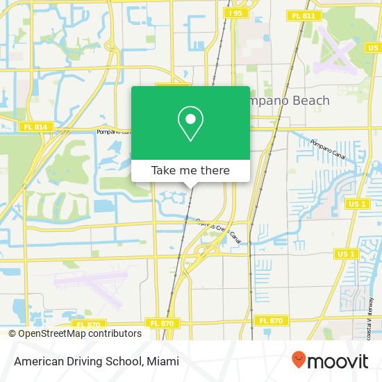 Mapa de American Driving School