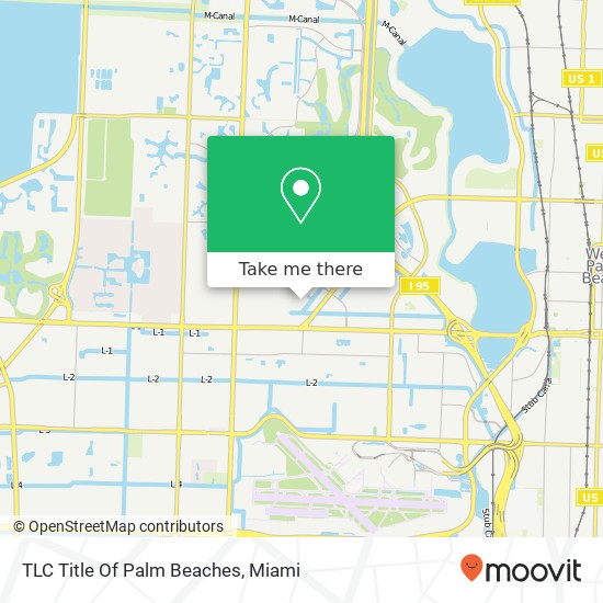 TLC Title Of Palm Beaches map