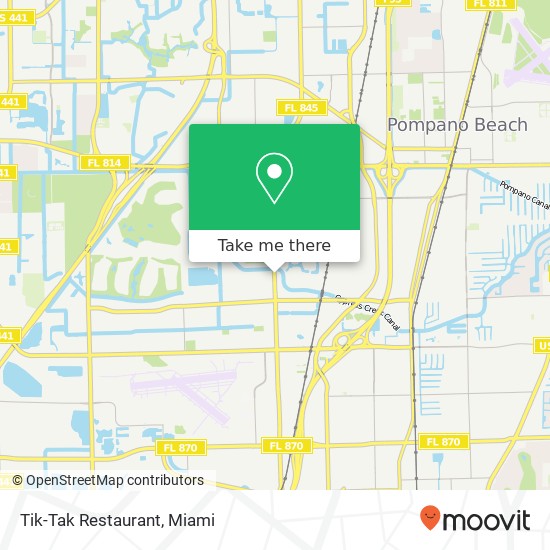Mapa de Tik-Tak Restaurant