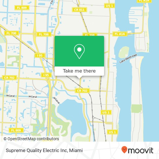 Mapa de Supreme Quality Electric Inc