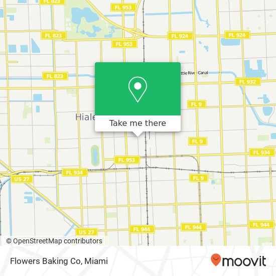 Mapa de Flowers Baking Co