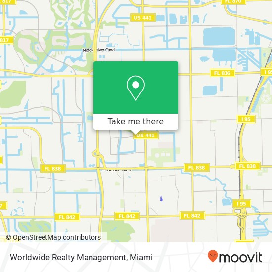 Mapa de Worldwide Realty Management