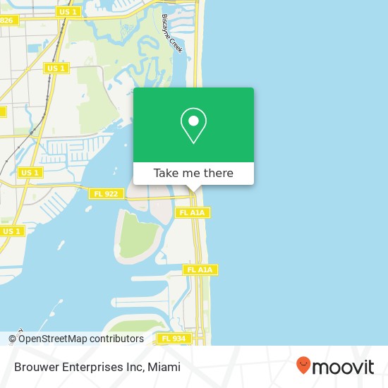 Brouwer Enterprises Inc map