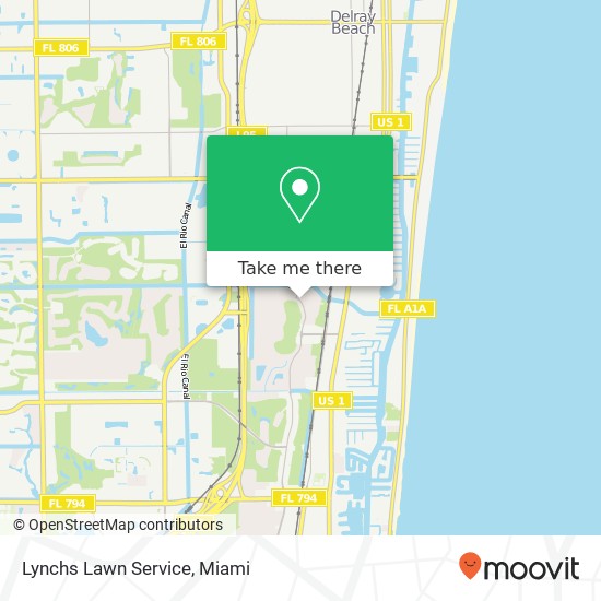 Mapa de Lynchs Lawn Service