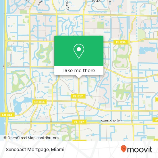 Suncoast Mortgage map