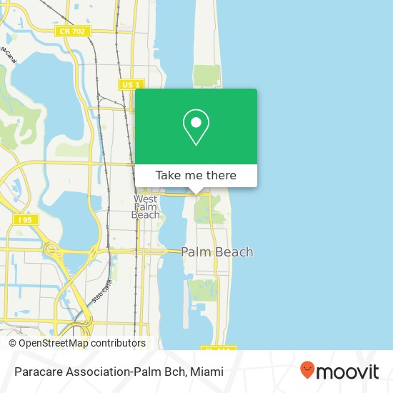 Paracare Association-Palm Bch map